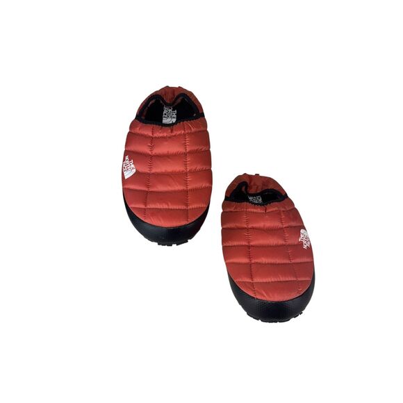 The North Face Mens ThermoBall Traction V Mules Orange Quilted‎ Size 8